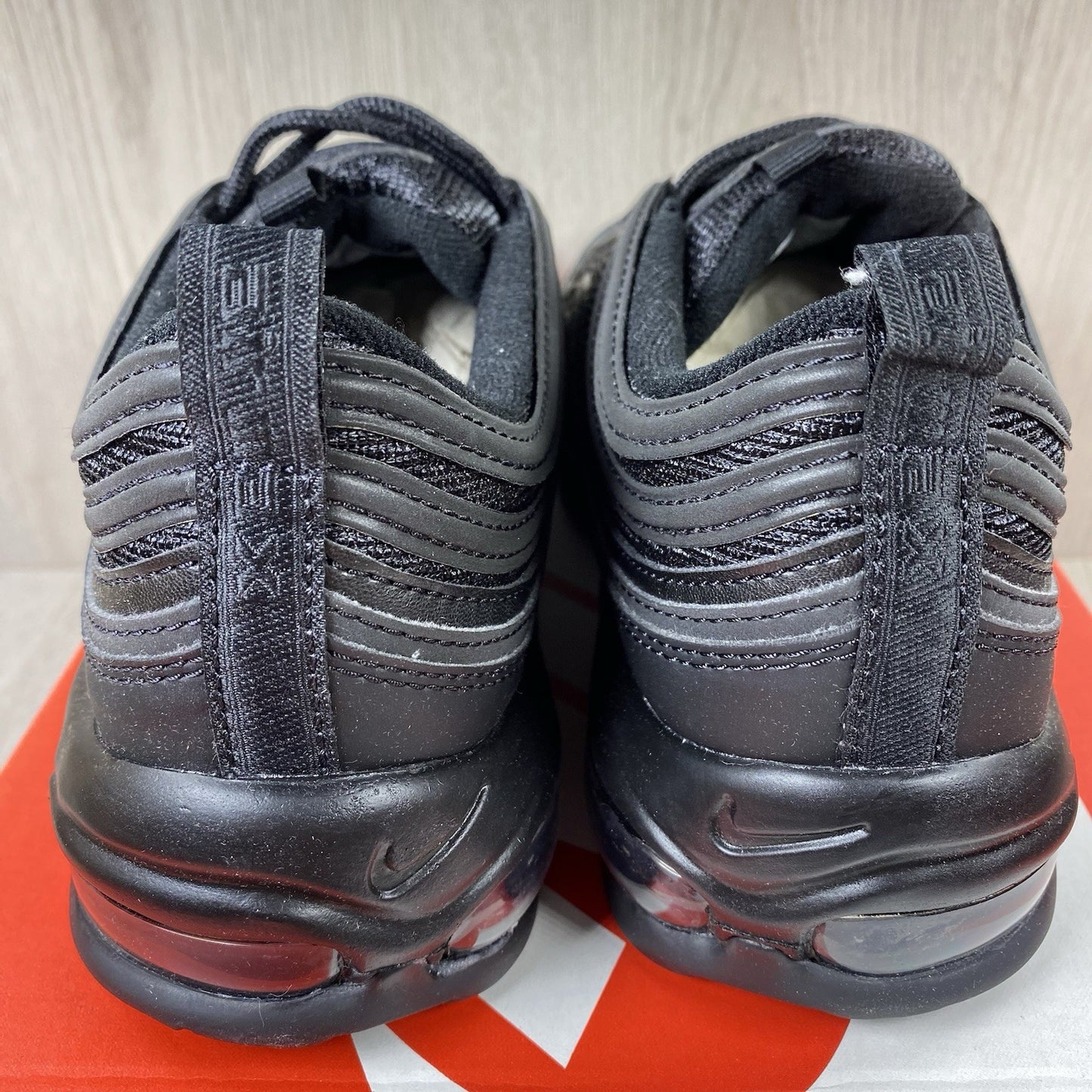 Nike Air Max 97 Trainers Shoes Triple Black Size UK10.5 US11.5 EU45.5 BQ4567-001