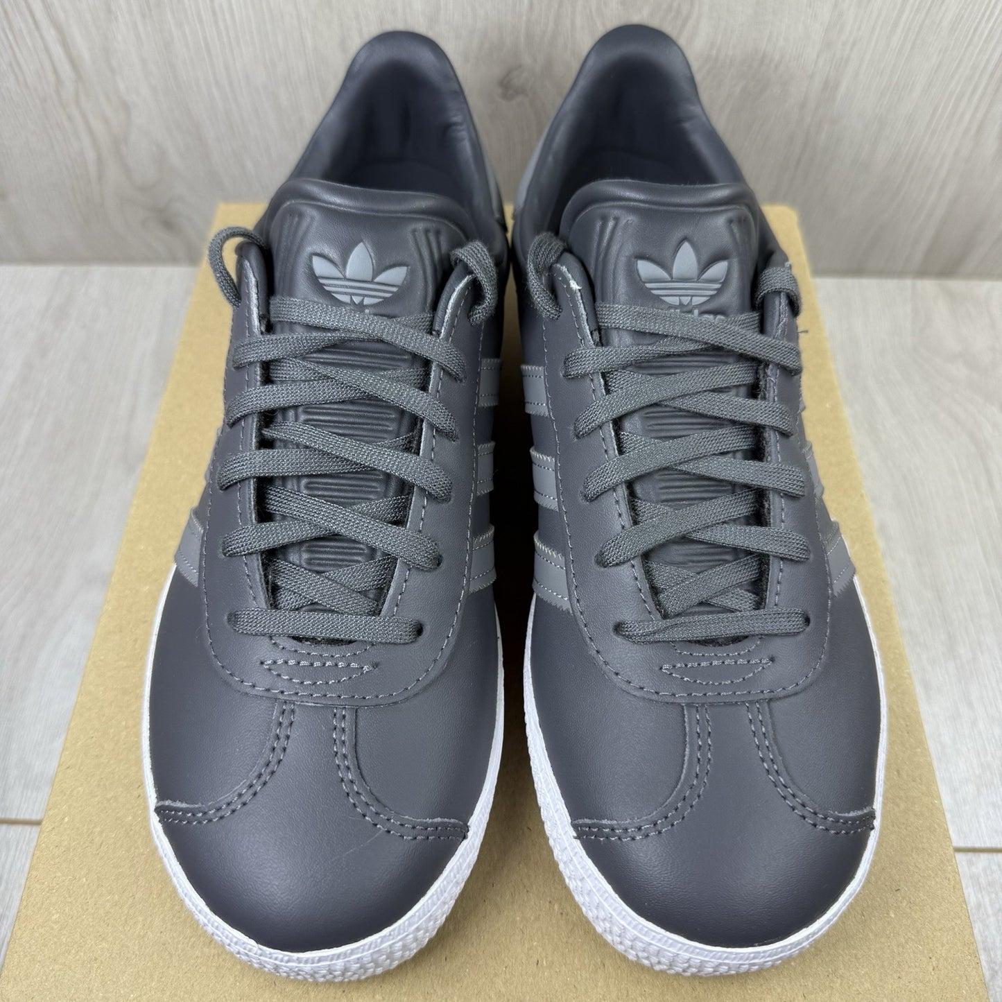 Adidas Originals Gazelle Trainers Grey White Size UK4.5 US5 EU37 1/3 GY8178