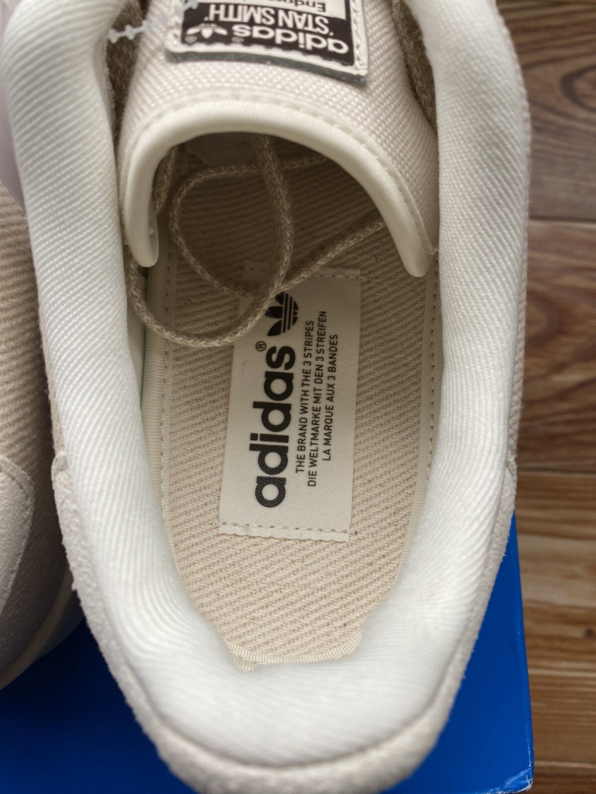 Adidas Stan Smith H Trainers Non Dyed Beige UK7 US7.5 EU40 2/3 GY8793 NEW