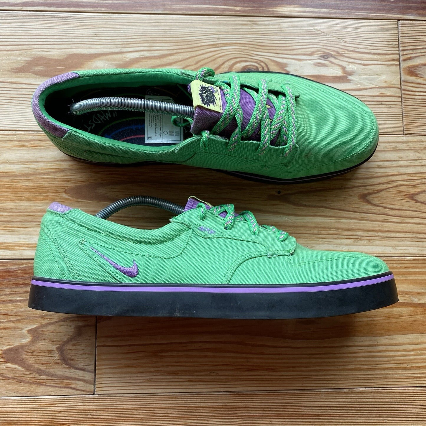 Nike Bratta Stink Ween Trainers Green Black Size UK10 US11 EU45 378345-351