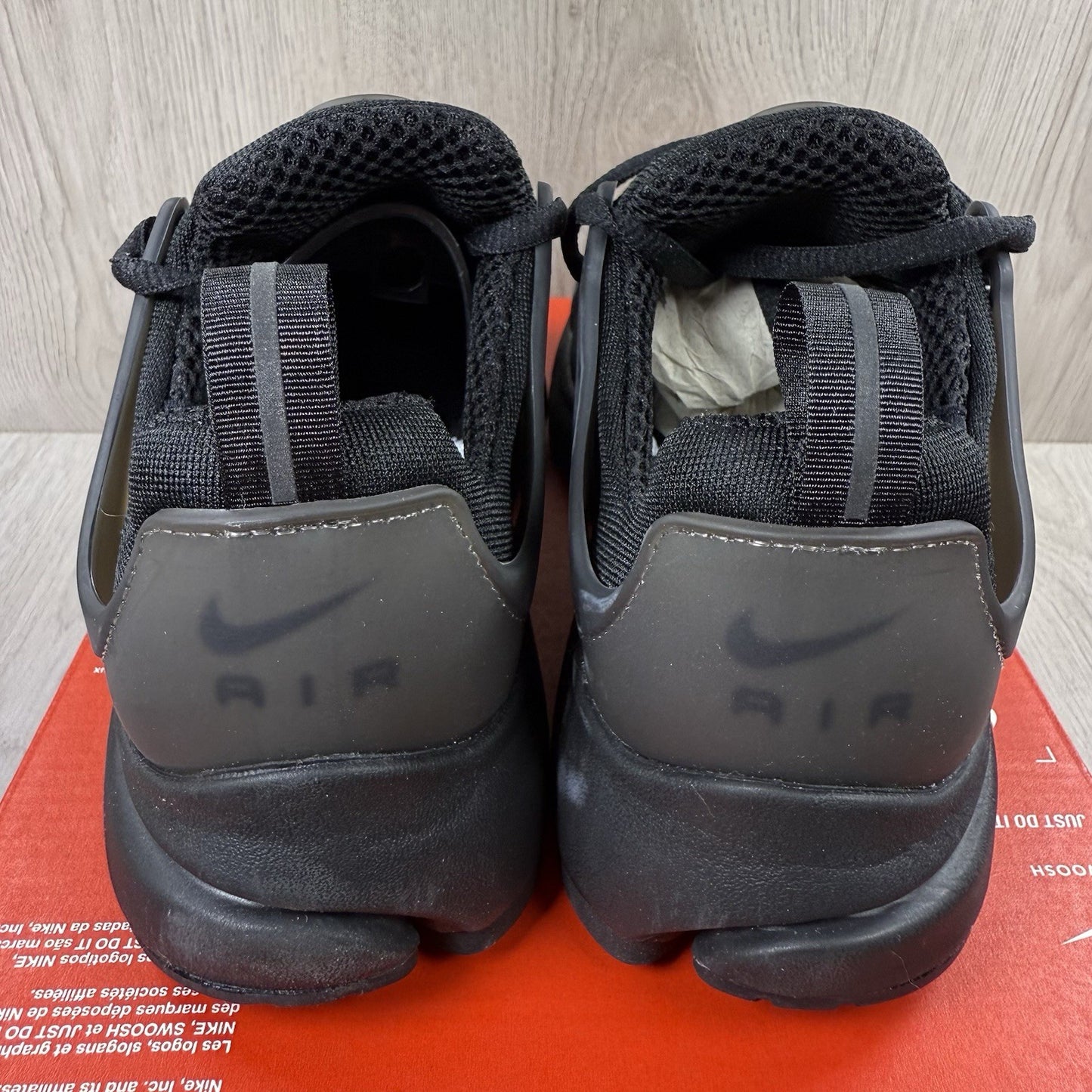 Nike Air Presto Trainers Triple Black Size UK3.5 US4 EU36 CT3550-003