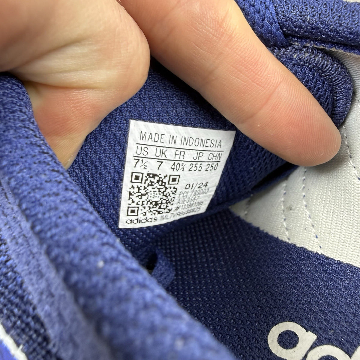 Adidas Originals LA Trainer Trainers Blue Navy White UK7 IE356715