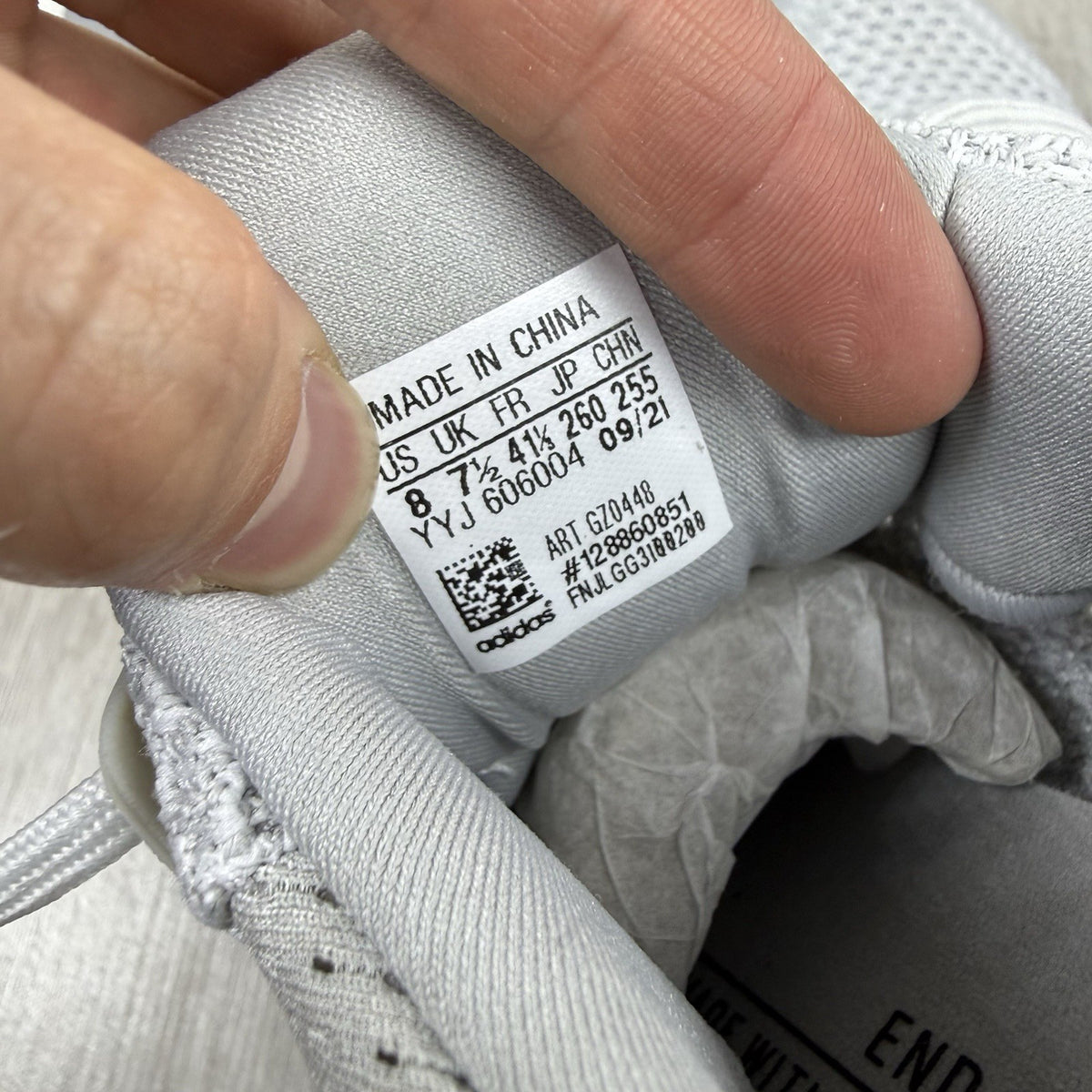 Adidas Ultra Boost 1.0 Trainers White Legacy Indigo Size UK7.5 GZ044815