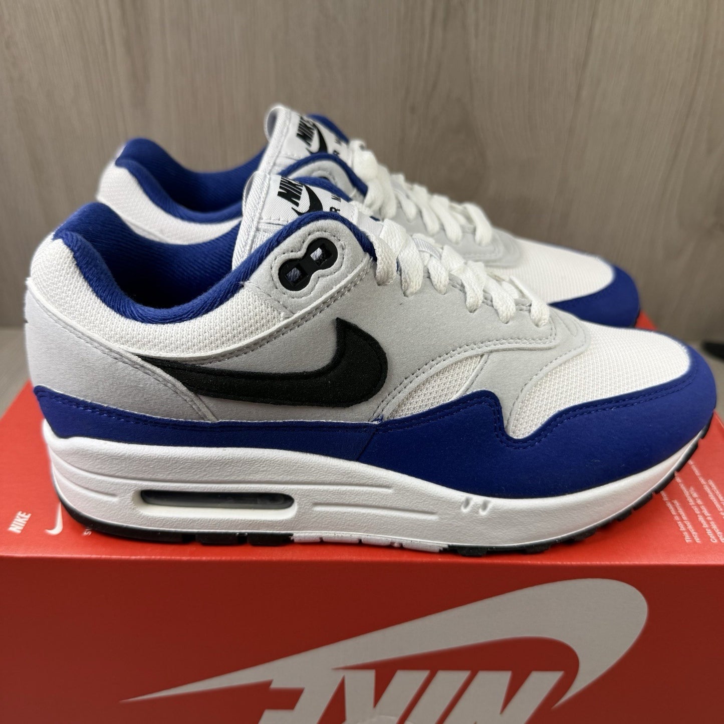 Nike Air Max 1 Trainers Deep Royal Blue Size UK5.5 US6 EU38.5 FD9082-100