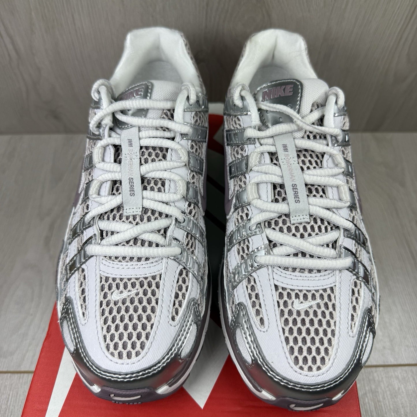 Nike P-6000 Trainers Platinum Violet Vast Grey Size UK3.5 US6 EU36.5 IB4019-019