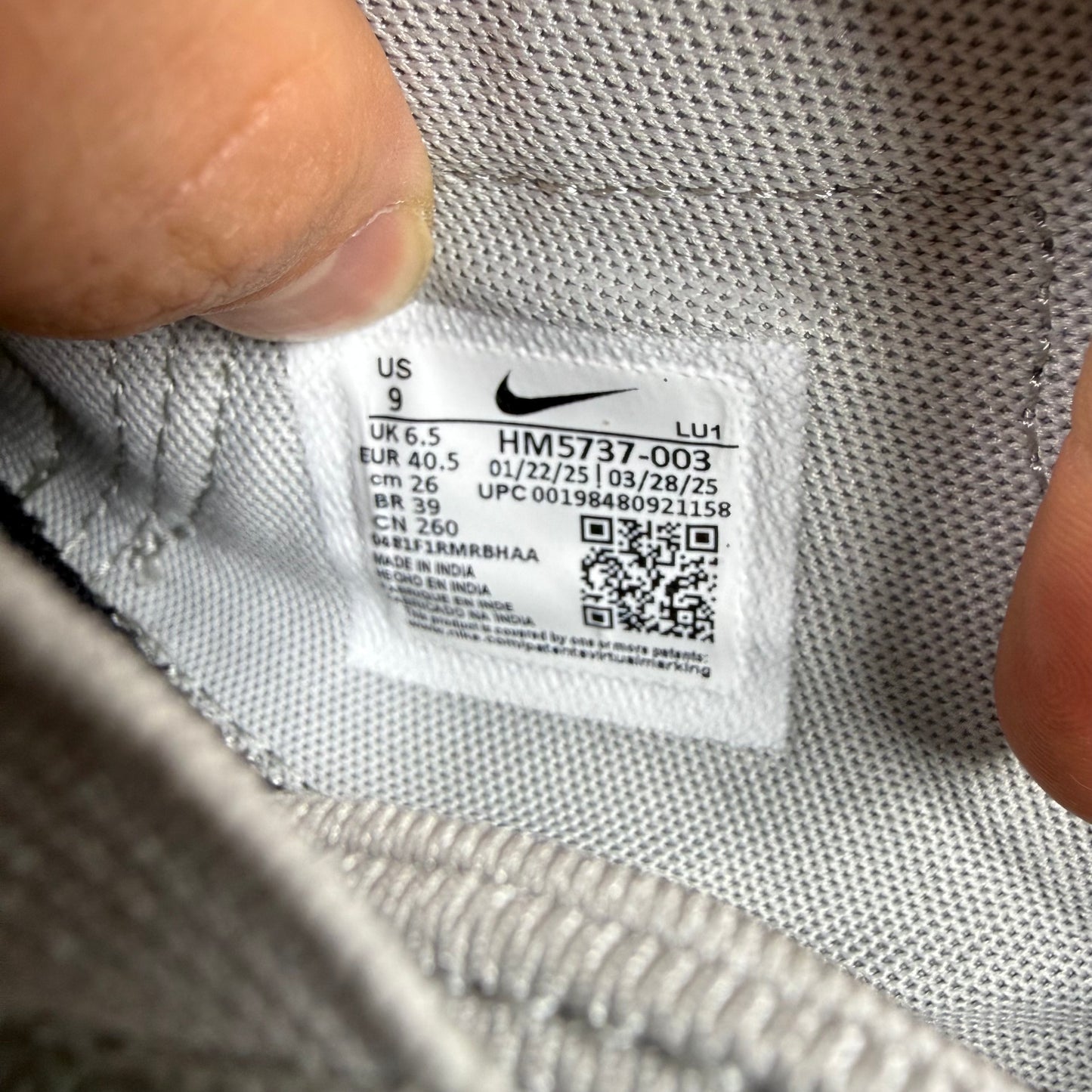 Nike Air Rift Leather Metallic Silver Sail