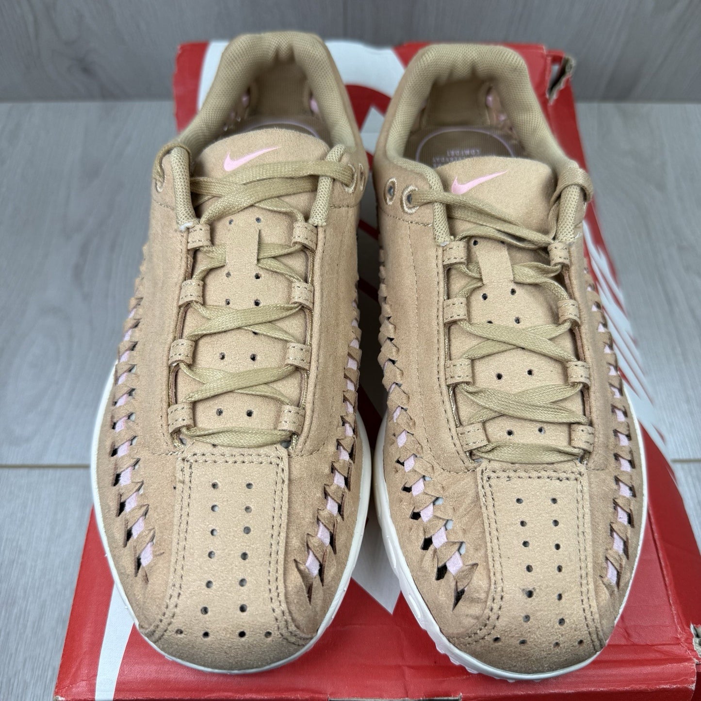 Nike Mayfly Woven Trainers Vachetta Tan White Size UK5 US7.5 EU38.5 833802-200