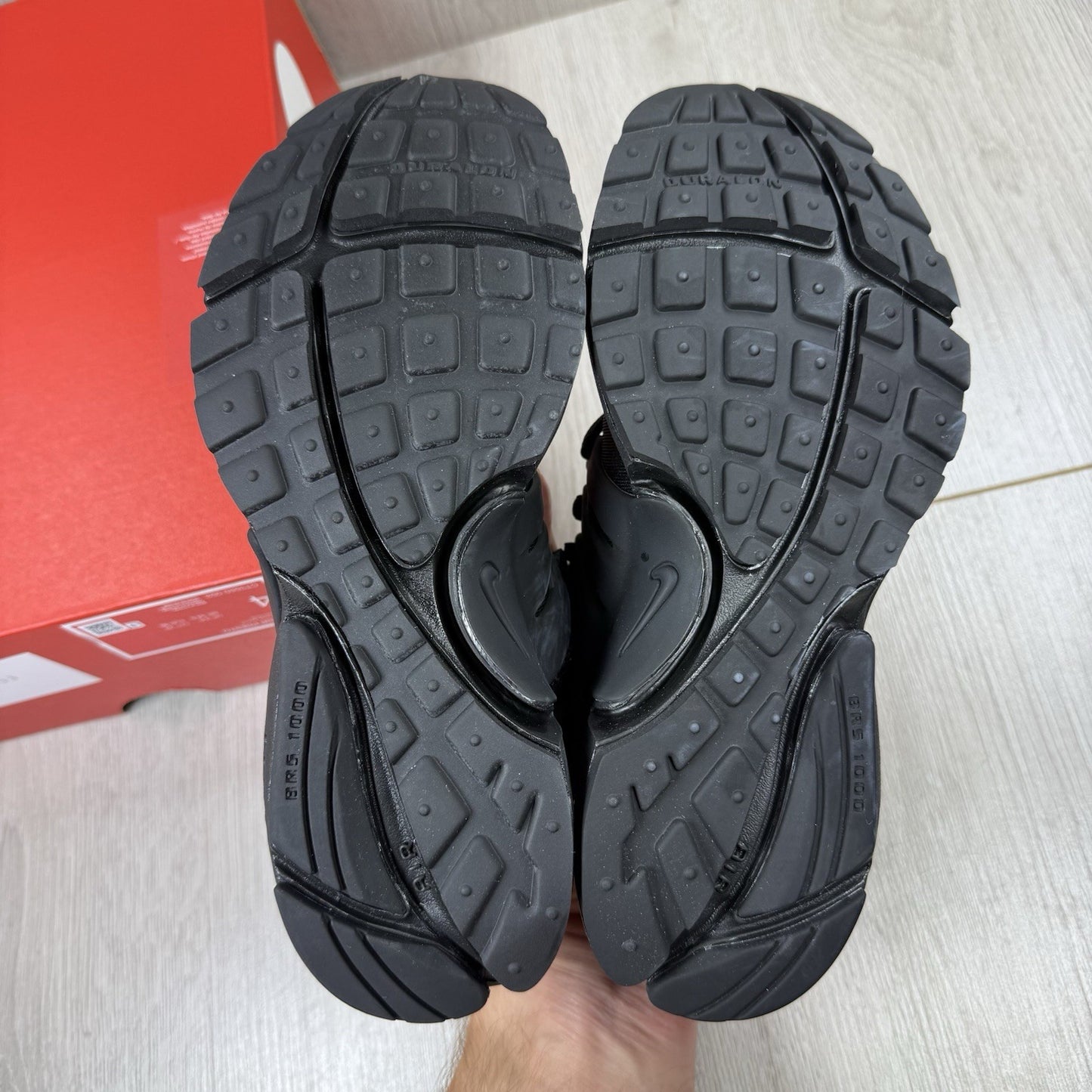 Nike Air Presto Trainers Triple Black Size UK3.5 US4 EU36 CT3550-003
