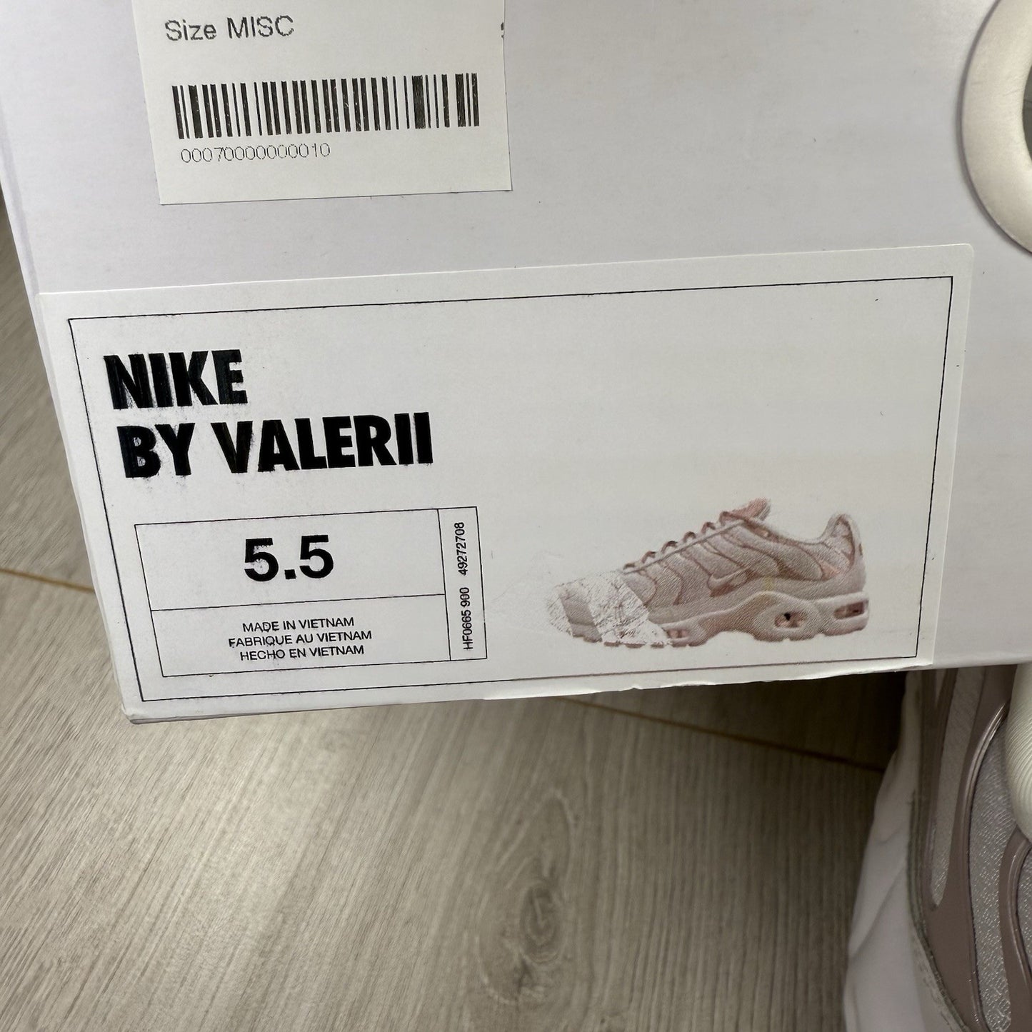 Nike Air Max Plus TN Trainers White Beige Size UK5.5 US8 EU39 HF0665-900