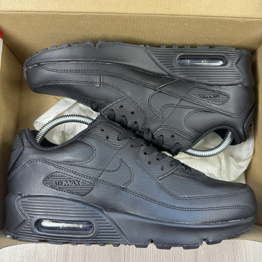 Nike Air Max 90 Trainers Triple Black Size UK3 US3.5 EU35.5 HF6358-001 🆕✅