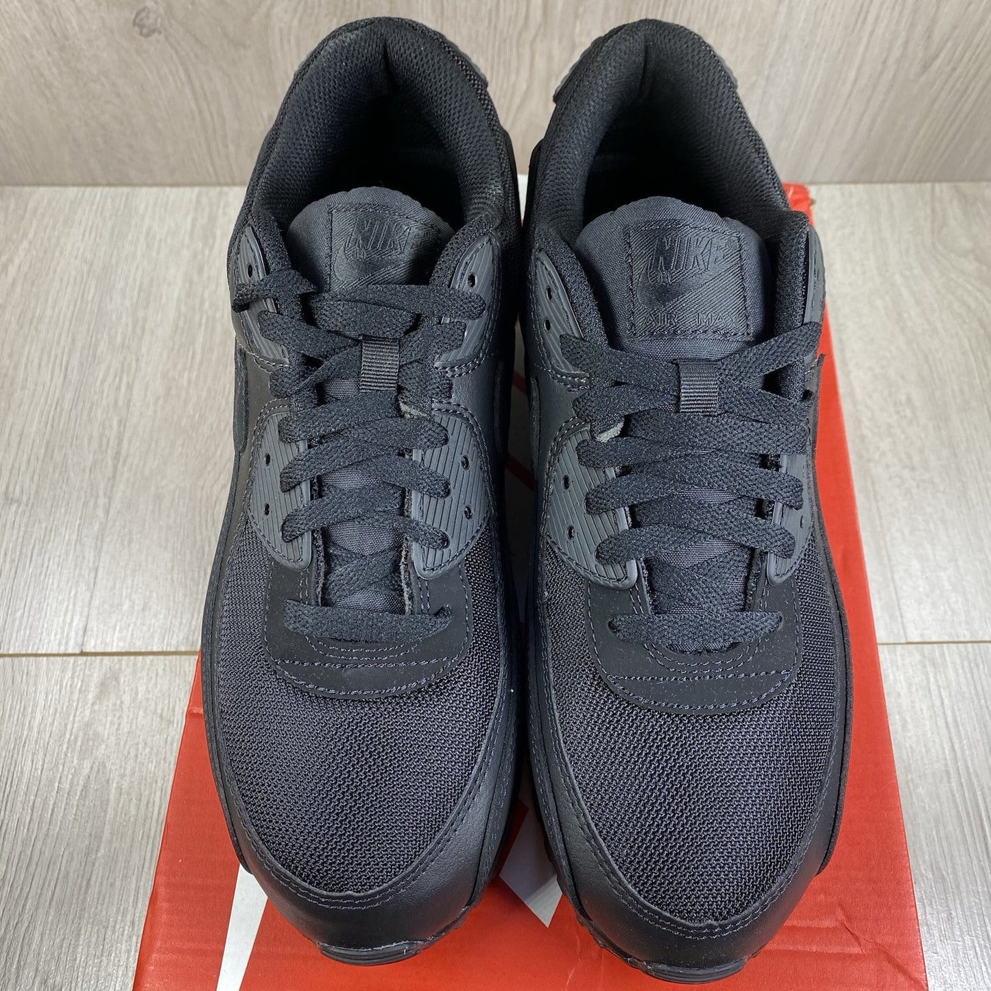 Nike Air Max 90 Trainers Triple Black Size UK10.5 US11.5 EU45.5 CN8490-003