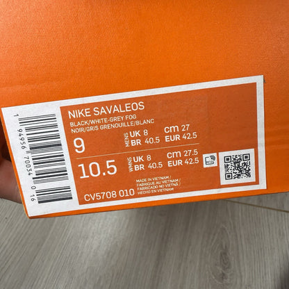 Nike Savaleos Weightlifting Shoes Black White Size UK8 US9 EU42.5 CV5708-010