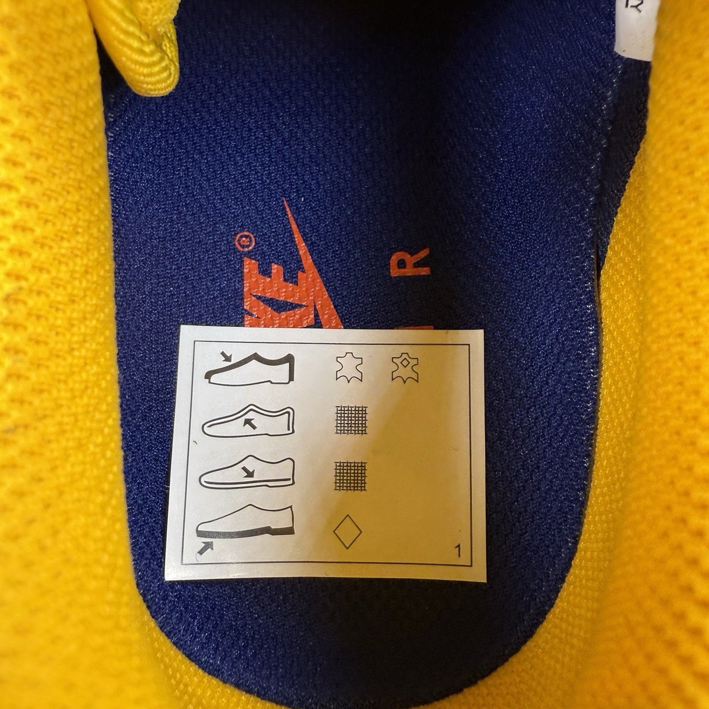 Nike Air Force 1 Retro Lettering Navy Size UK6.5 US7.5 EU40.5 HV5752-410