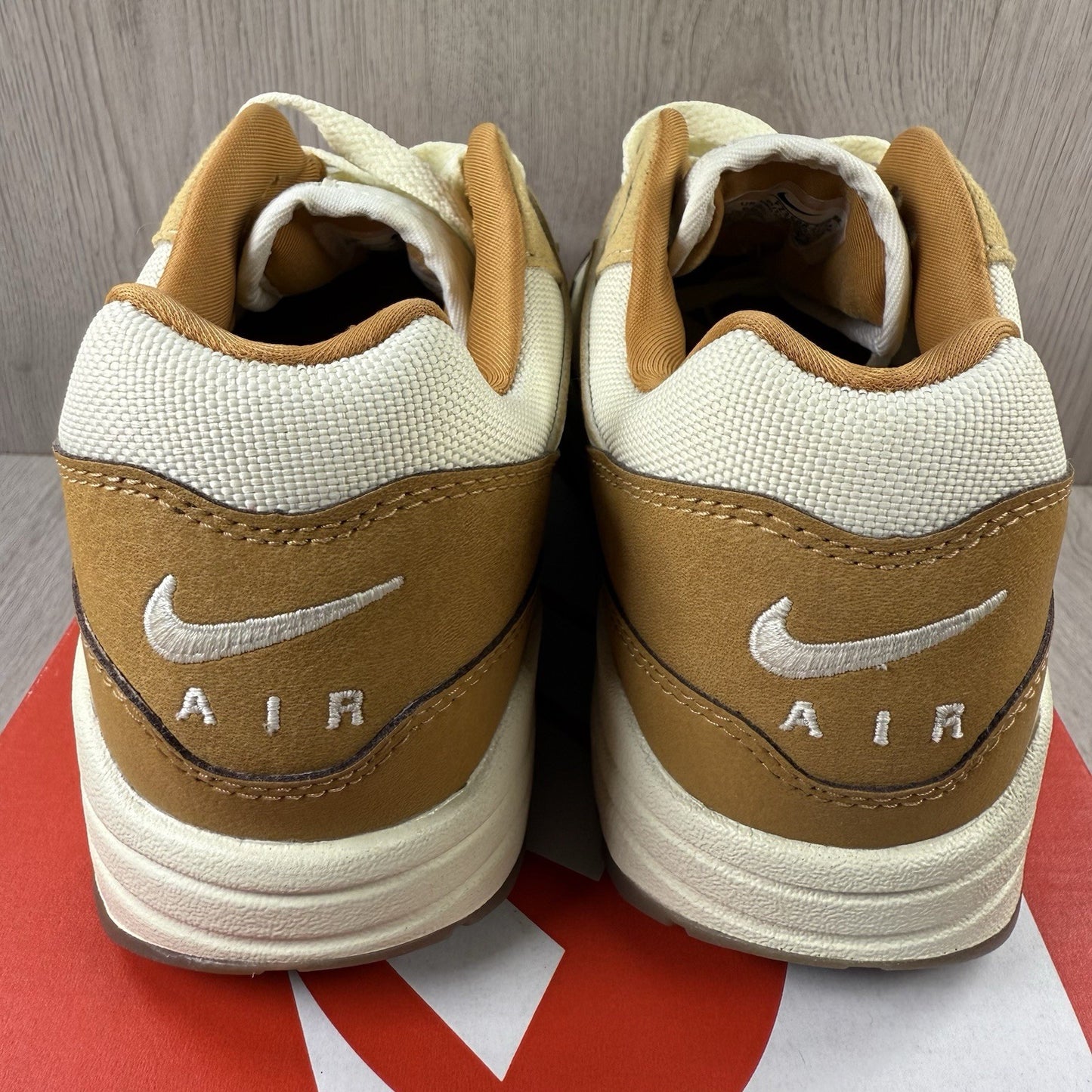 Nike Air Max 1 ‘87 Trainers Wheat Flax Size UK3.5 US6 EU36.5 FZ3598-299