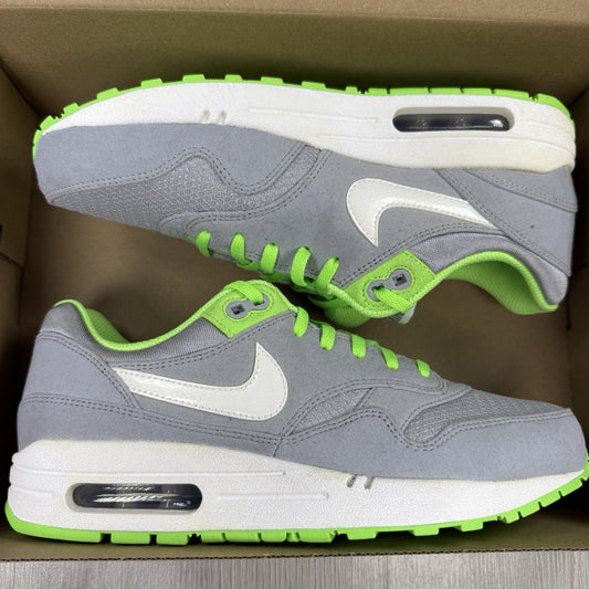 Nike Air Max 1 Premium Trainers Venom Wolf Grey Size UK6 US6.5 EU39 555766-013