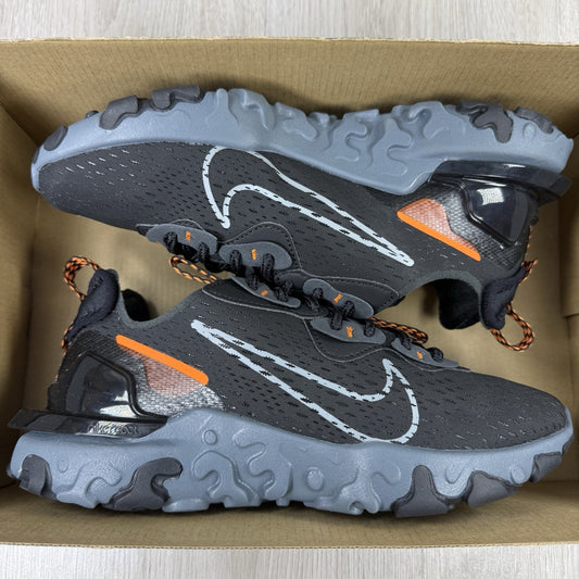 Nike React Vision Trainers Black Safety Orange Size UK5.5 US6 EU38.5 HJ8997-001