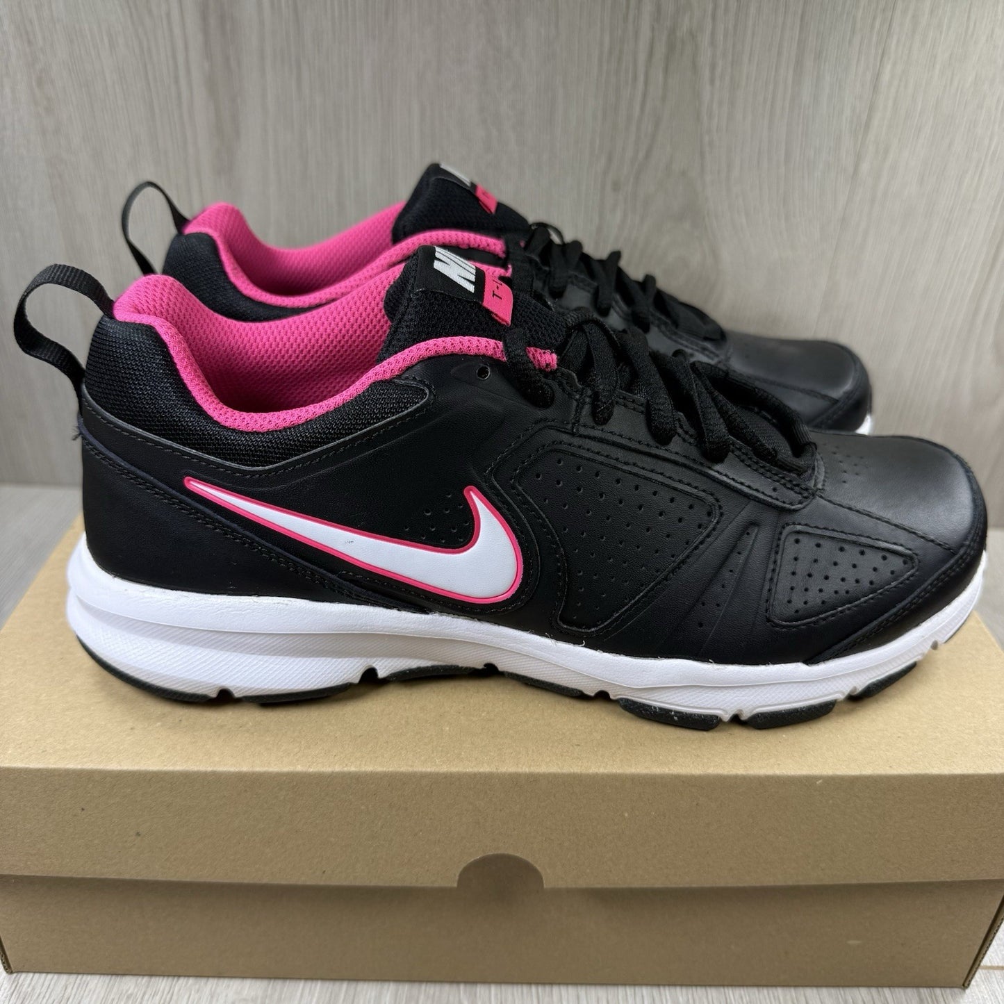 Nike T-Lite XI Trainers Shoes Black Pink Size UK6.5 US9 EU40.5 616696-016