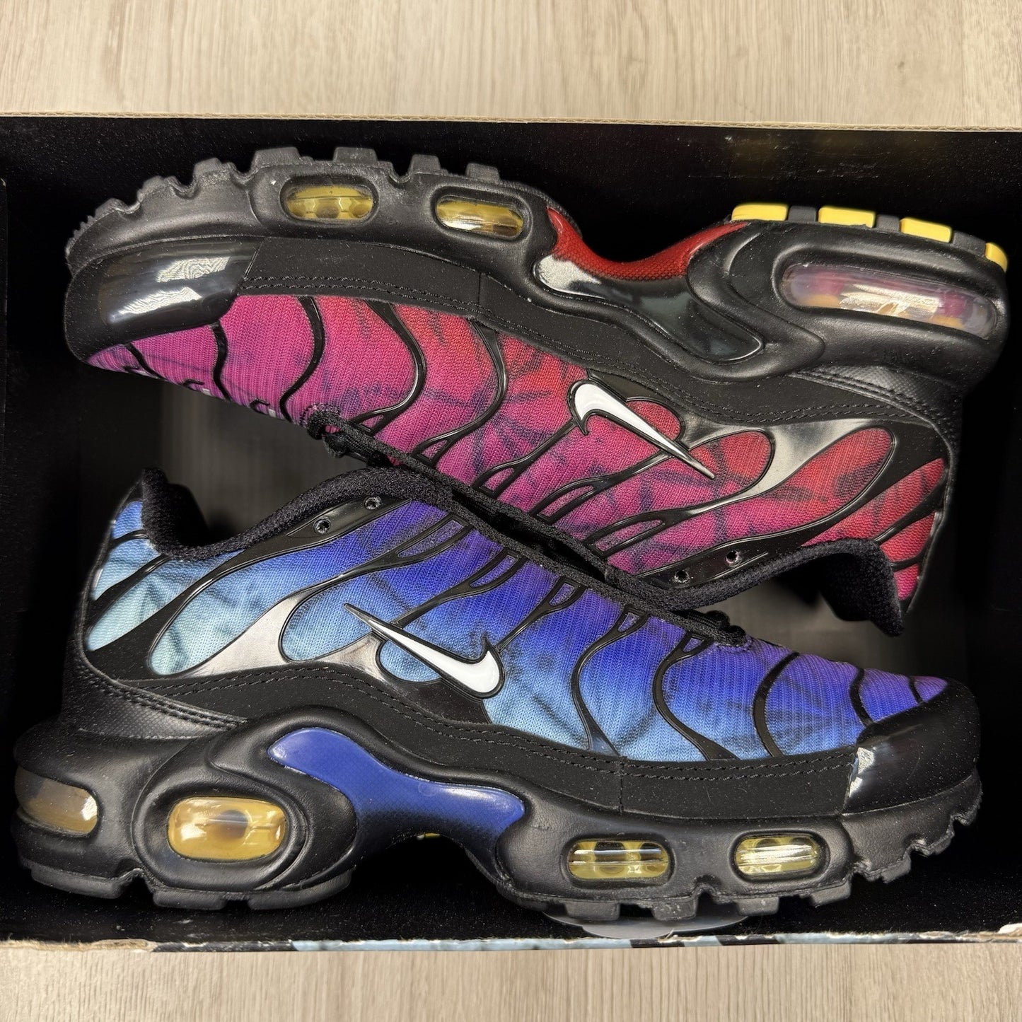 Nike TN Air Max Plus Trainers 25th Anniversary Black Size UK3.5 US4 FV0393-001