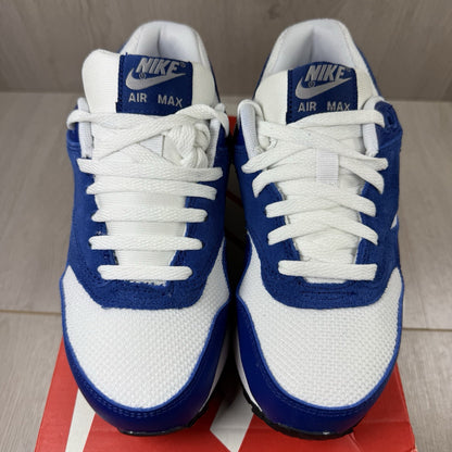 Nike Air Max 1 Trainers White Gym Blue Size UK3 US3.5 EU35.5 555766-111