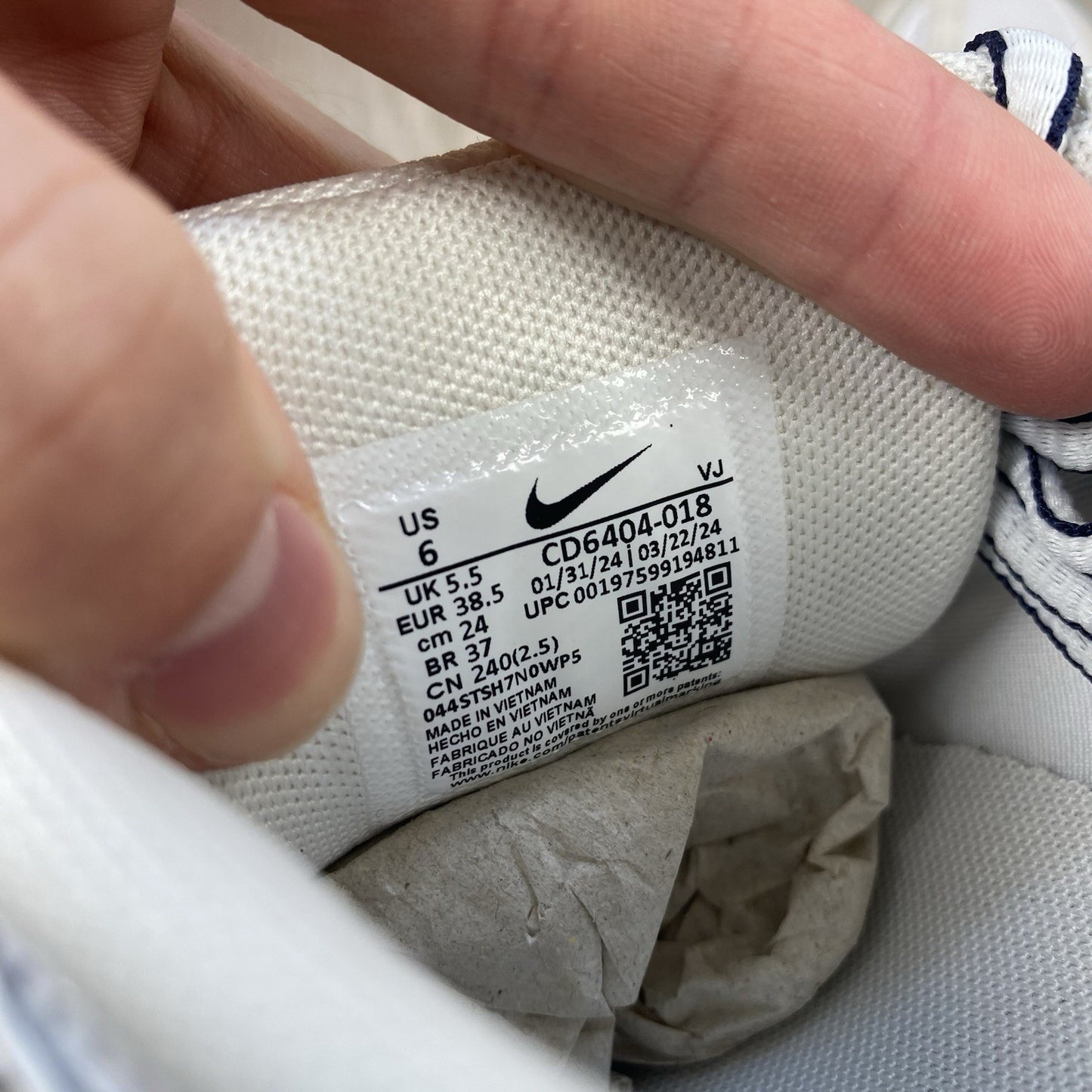 Nike P-6000 Trainers Obsidian Summit White Size UK5.5 US6 EU38.5 CD6404-018