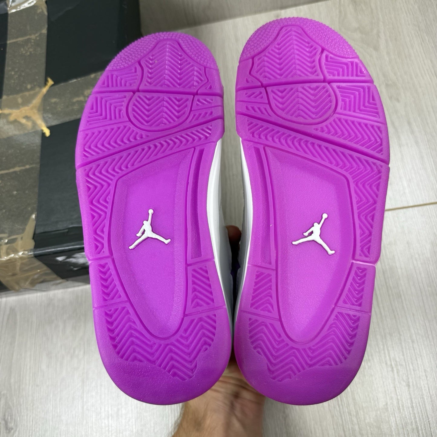 Nike Air Jordan 4 Retro Hyper Violet Trainers Size UK5 US5.5 EU38 FQ1314-151