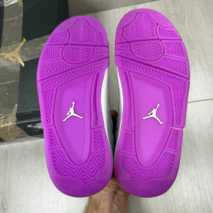 Nike Air Jordan 4 Retro Hyper Violet Trainers Size UK5 US5.5 EU38 FQ1314-151