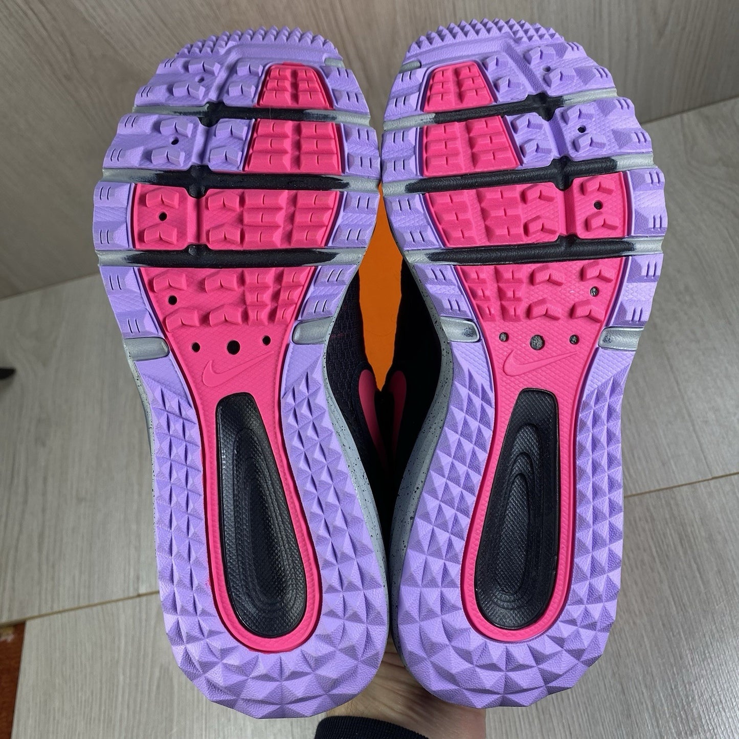 Nike Juniper Trail Trainers Black Pink Size UK3.5 US6 EU36.5 CW3809-014