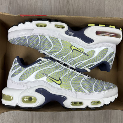 Nike Air Max Plus TN Trainers Pebble Grey Lime Size UK6 US7 EU40 HV6227-001