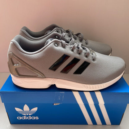 Adidas ZX Flux Mens Trainers Grey White UK10 US10.5 EU44 2/3 IF4909 2023 NEW