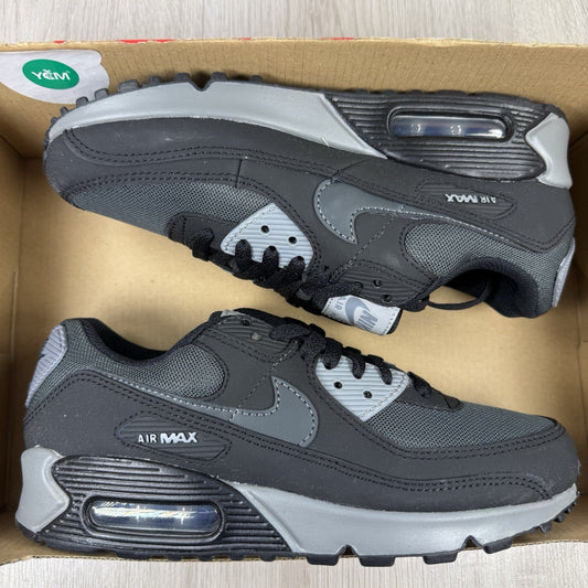Nike Air Max 90 Trainers Black Anthracite Grey Size UK4.5 US5 EU37.5 HM0625-001