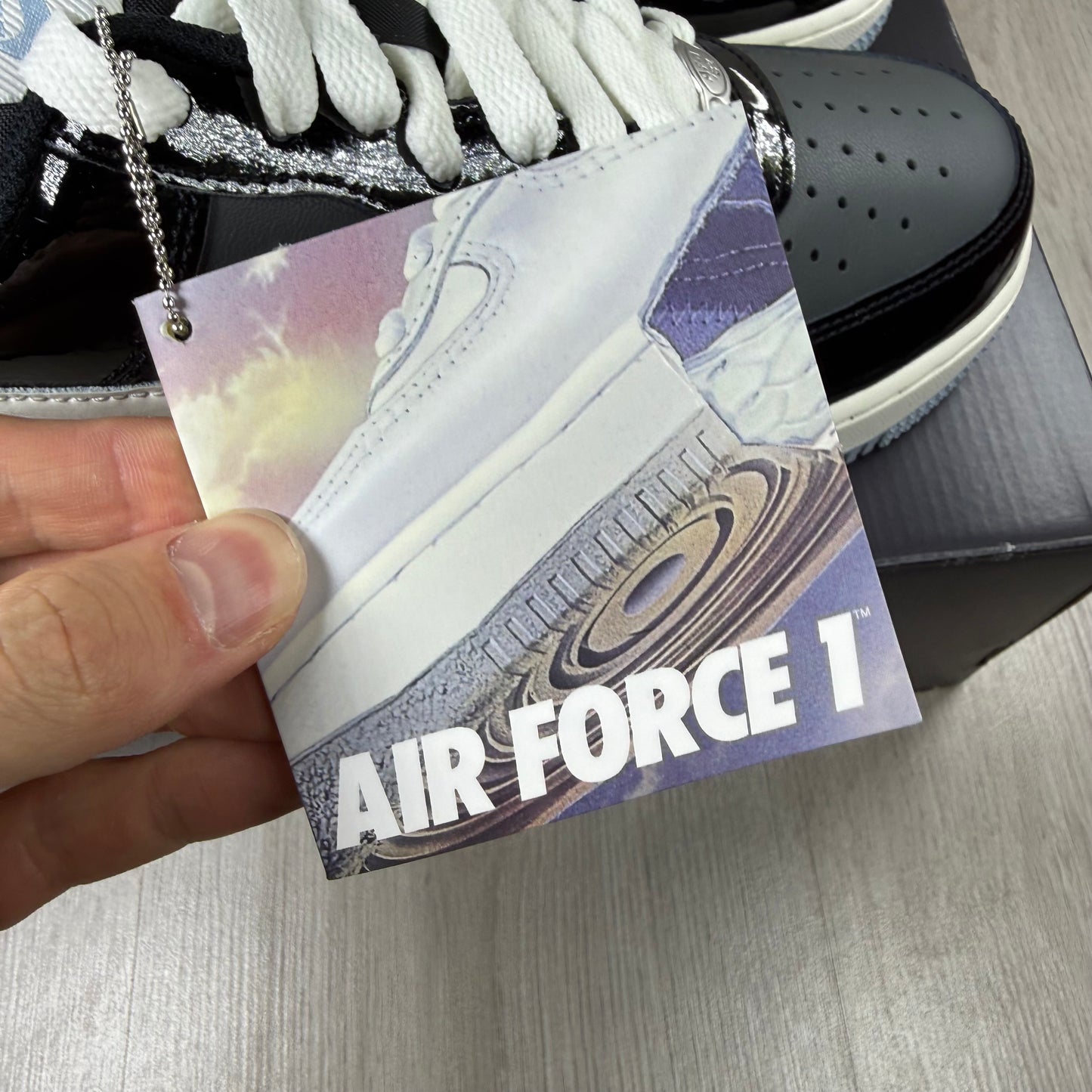 Nike Air Force 1 Low Black Iron Grey