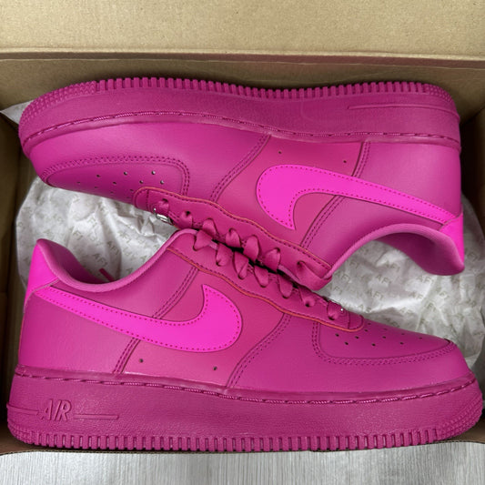 Nike Air Force 1 Low ‘07 Trainers Fireberry Pink Size UK5.5 US8 EU39 DD8959-600