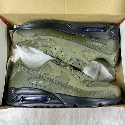 Nike Air Max 90 Trainers Shoes Green Black Size UK7.5 US8.5 EU42 HQ3828-200 NEW