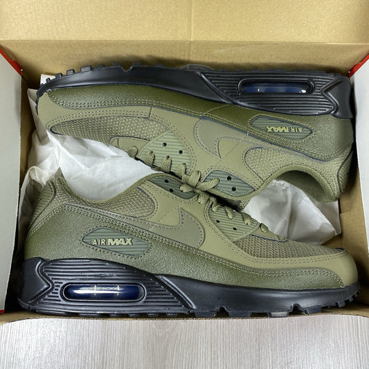 Nike Air Max 90 Trainers Shoes Green Black Size UK7.5 US8.5 EU42 HQ3828-200 NEW