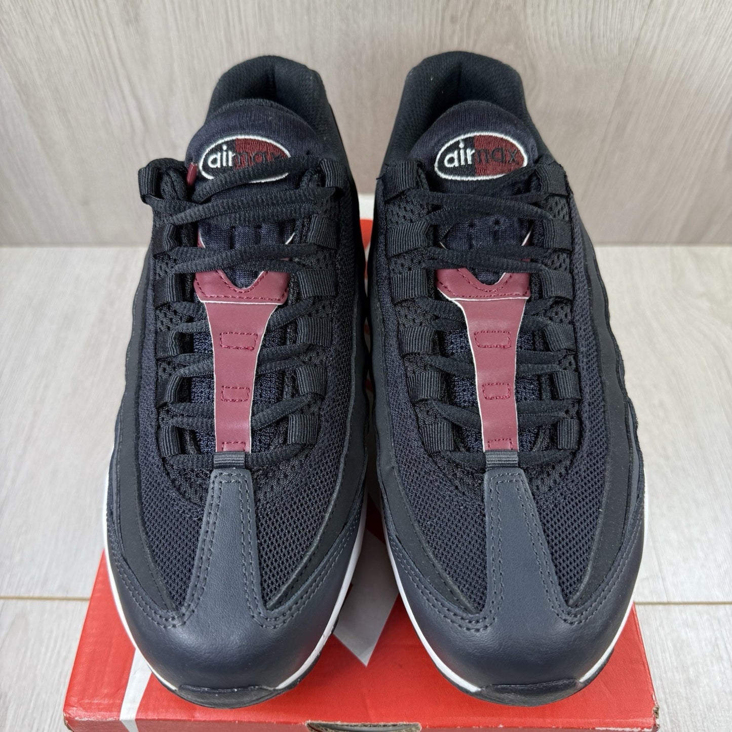 Nike Air Max 95 Recraft Trainers Anthracite Red Size UK6 US6.5 EU39 CJ3906-015