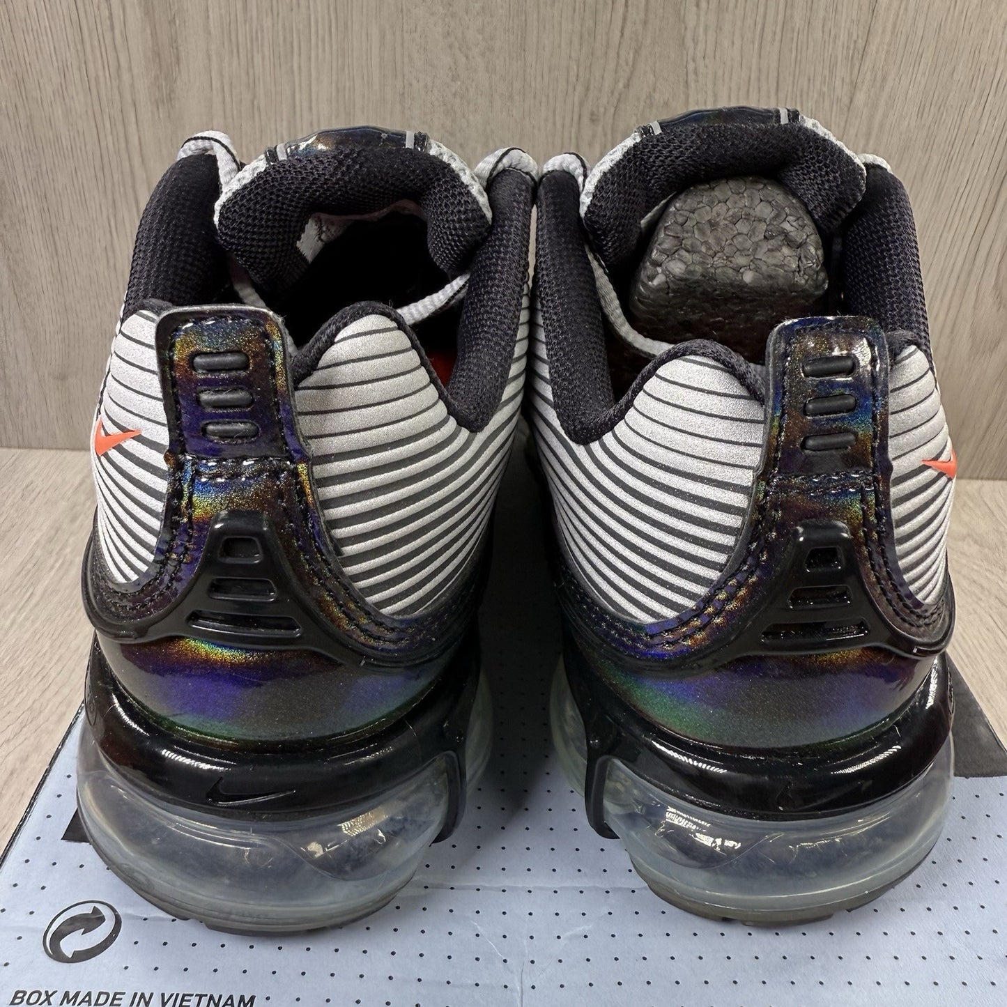 Nike Air VaporMax 360 Trainers Metallic Silver Size UK5 US7.5 EU38.5 CK2719-003
