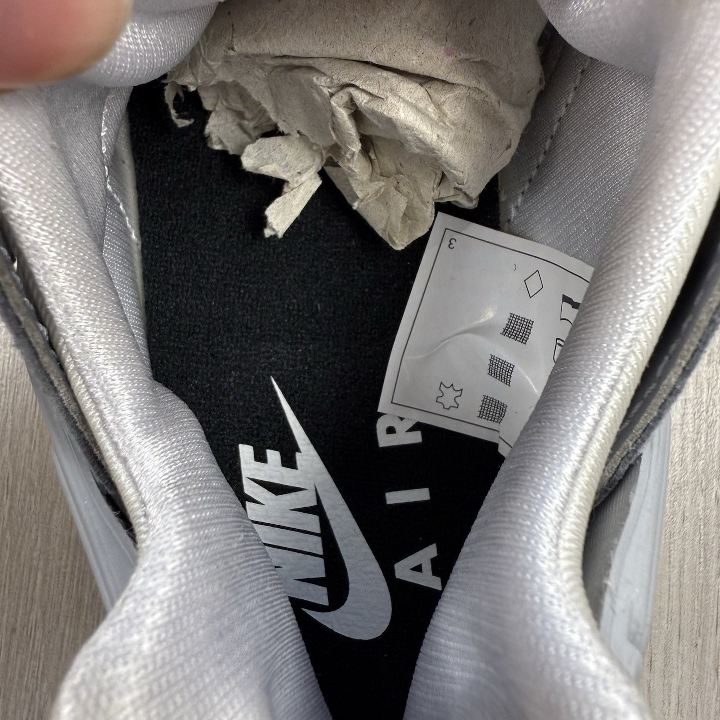 Nike ID Air Huarache Trainers White Grey Size UK5 US7.5 EU38.5 FD9782-900