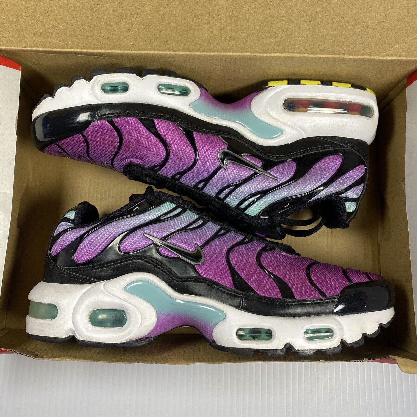 Nike Air Max TN Plus Mens Kids Trainers Purple UK5.5 US6 EU38.5 CD0609-300 NEW