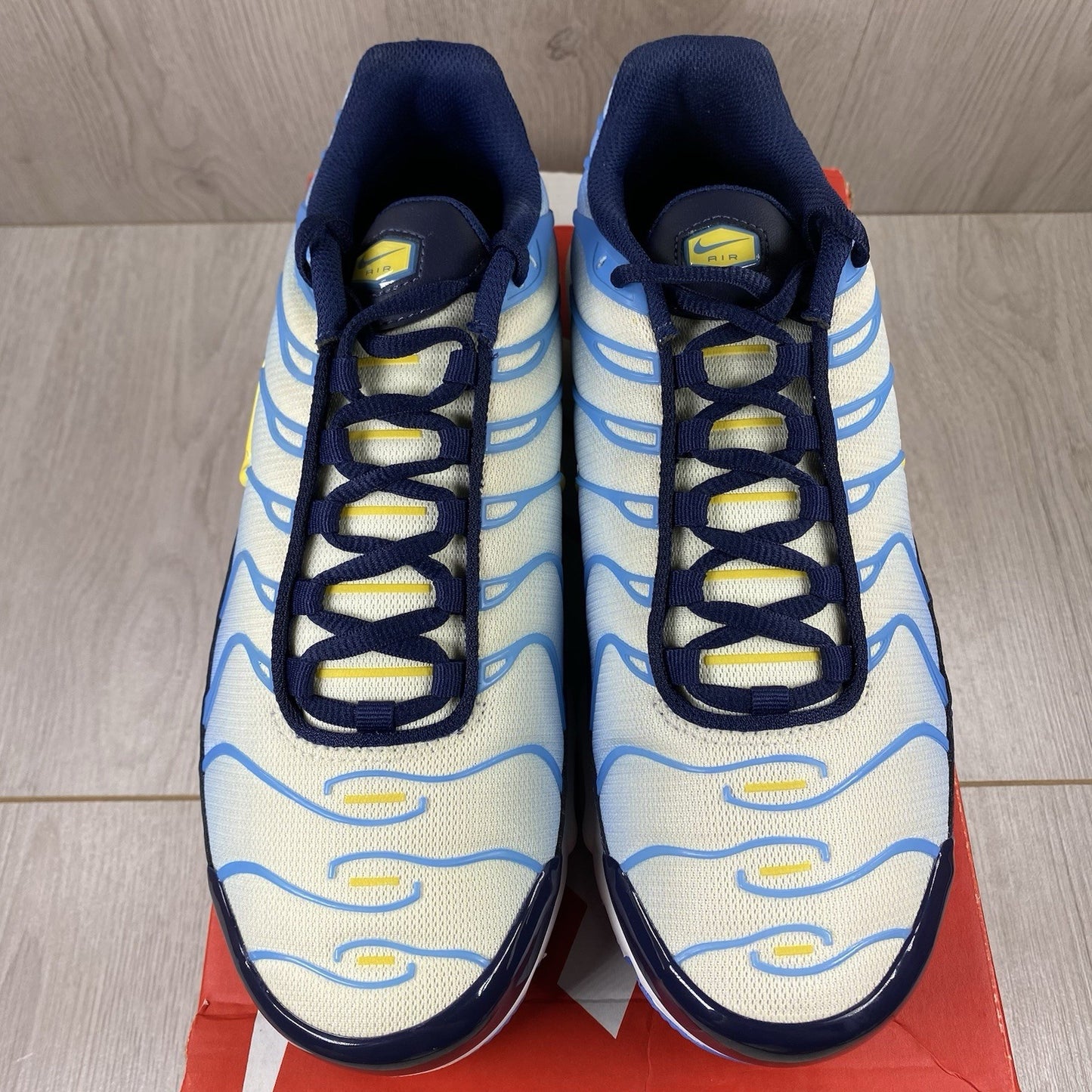 Nike Air Max Plus TN Trainers University Blue Gold Size UK6.5 US9 FD9871-400