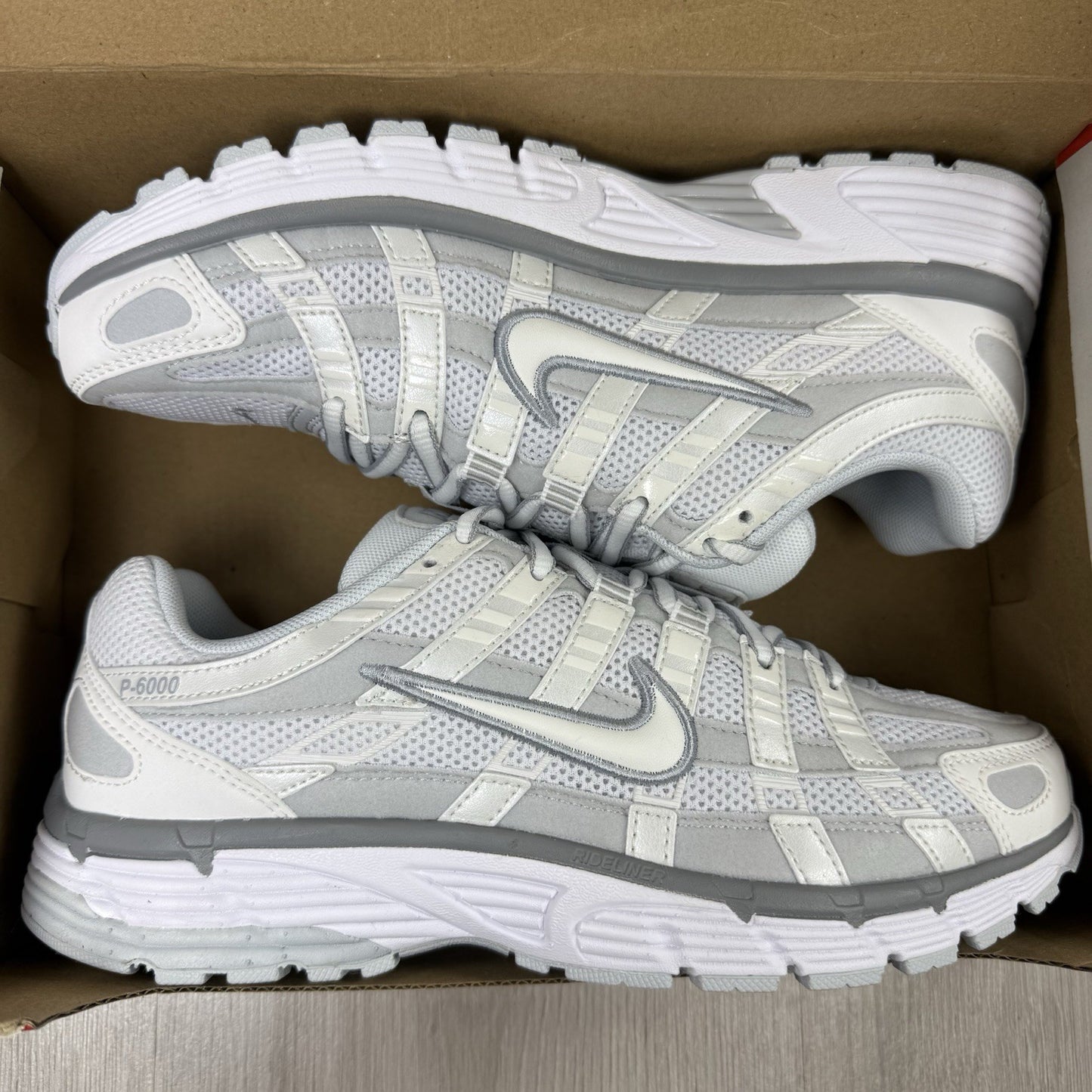 Nike P-6000 Trainers Summit White Pure Platinum Size UK5.5 US8 EU39 FV6603-101