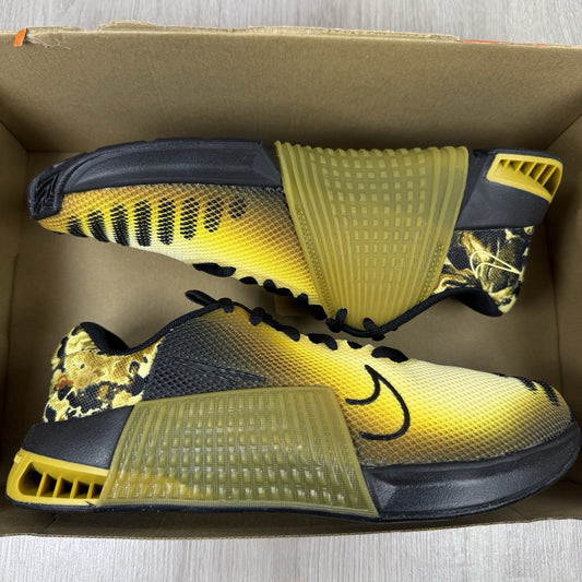 Nike Metcon 9 AMP Trainers Bronzine Citron Tint UK6 US6.5 EU39 DZ2616-002