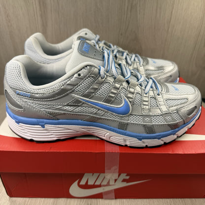 Nike P-6000 Trainers Metallic Silver University Blue Size UK5.5 US6 CD6404-025