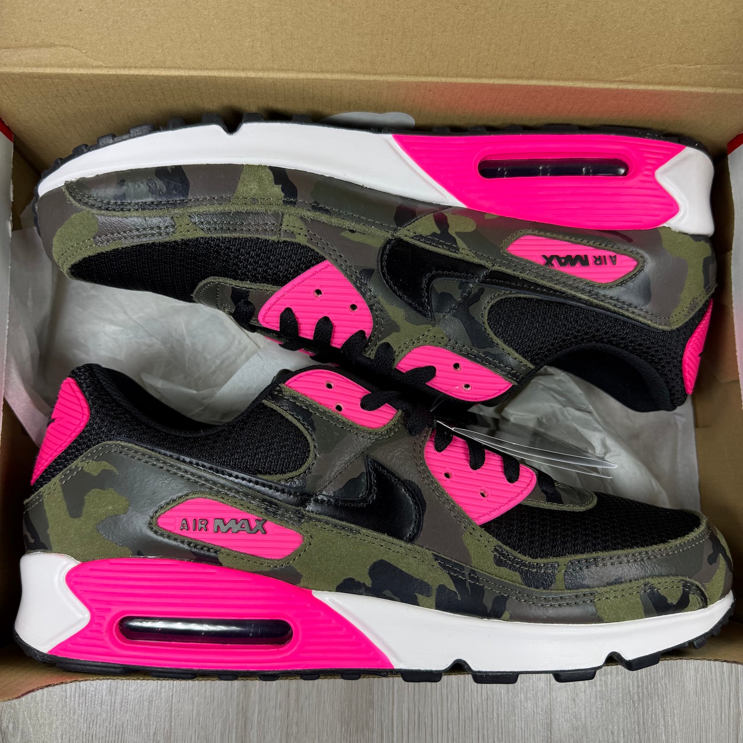 Nike Air Max 90 Premium 'Camo Pack - Sequoia Hyper Pink'
