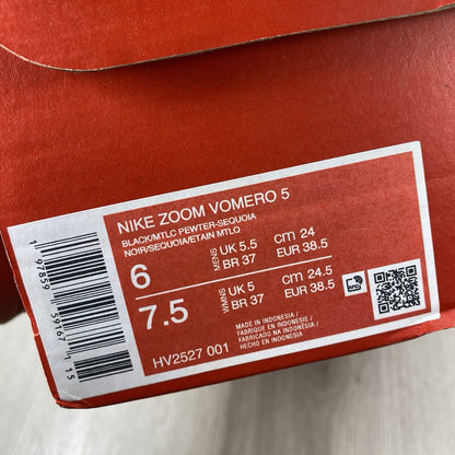 Nike Zoom Vomero 5 Trainers Black Sequoia Size UK5.5 US6 EU38.5 HV2527-001