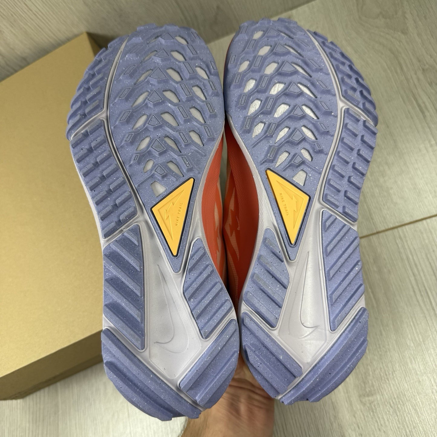 Nike React Pegasus Trail 4 Trainers Orange Size UK4 US6.5 EU37.5 DJ6159-800