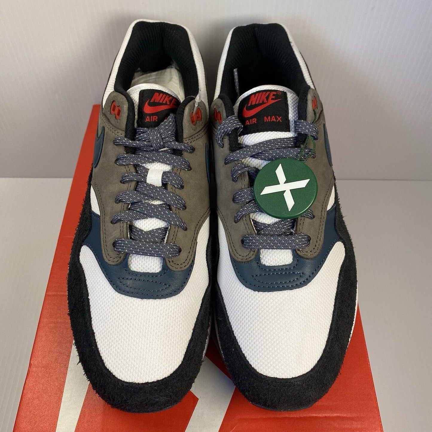 Nike Airmax 1 PRM Mens Trainers Escape Treeline UK7.5 US8.5 EU42 FJ0698-100 NEW