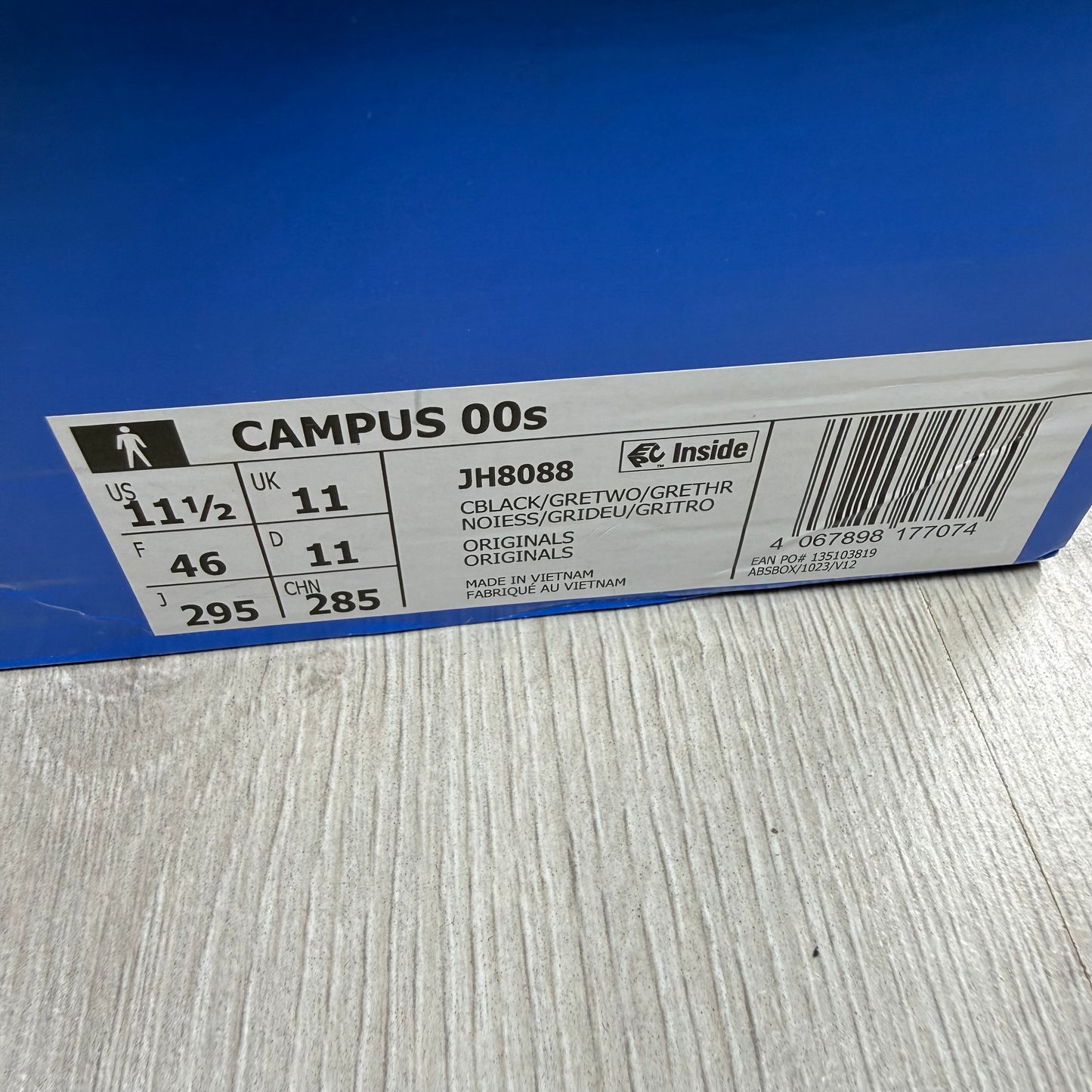 Adidas Campus 00s 'Black Grey Midsole'