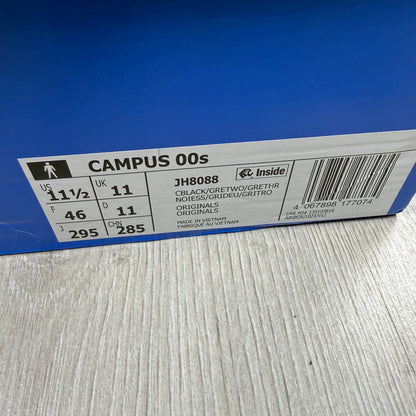 Adidas Campus 00s 'Black Grey Midsole'