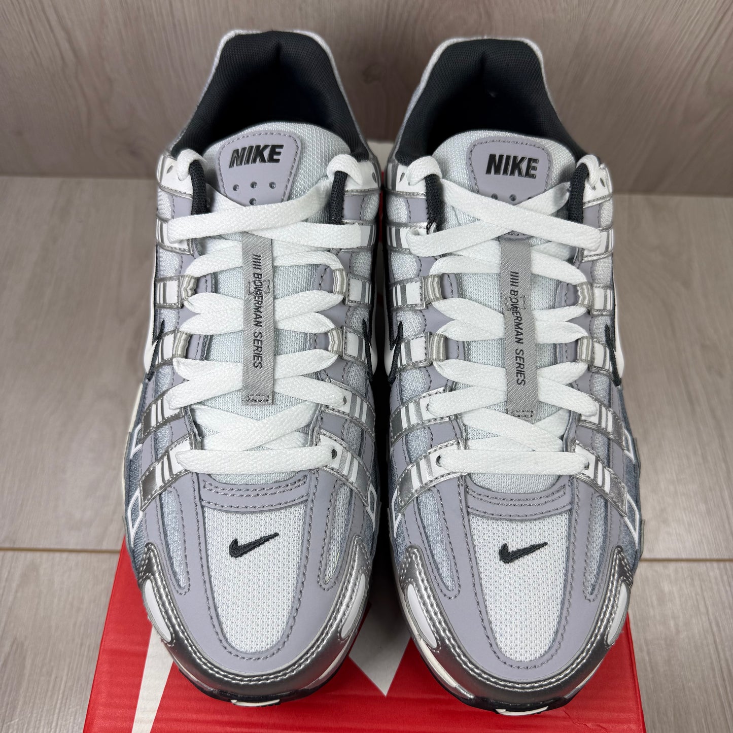 Nike P-6000 Metallic Silver Wolf Grey