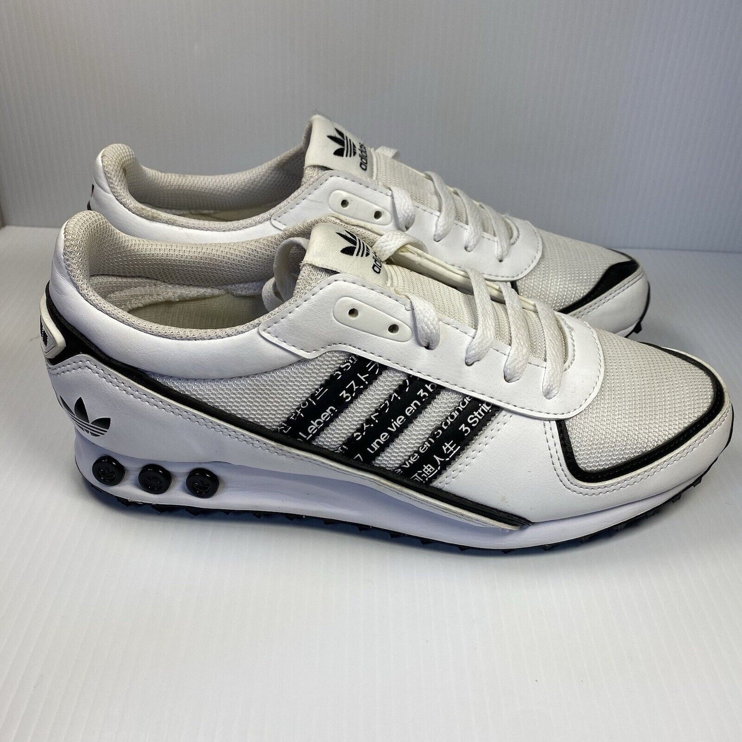 Adidas LA Trainer II Mens Trainers White Black UK8 US8.5 EU42 FZ5962 2022 NEW